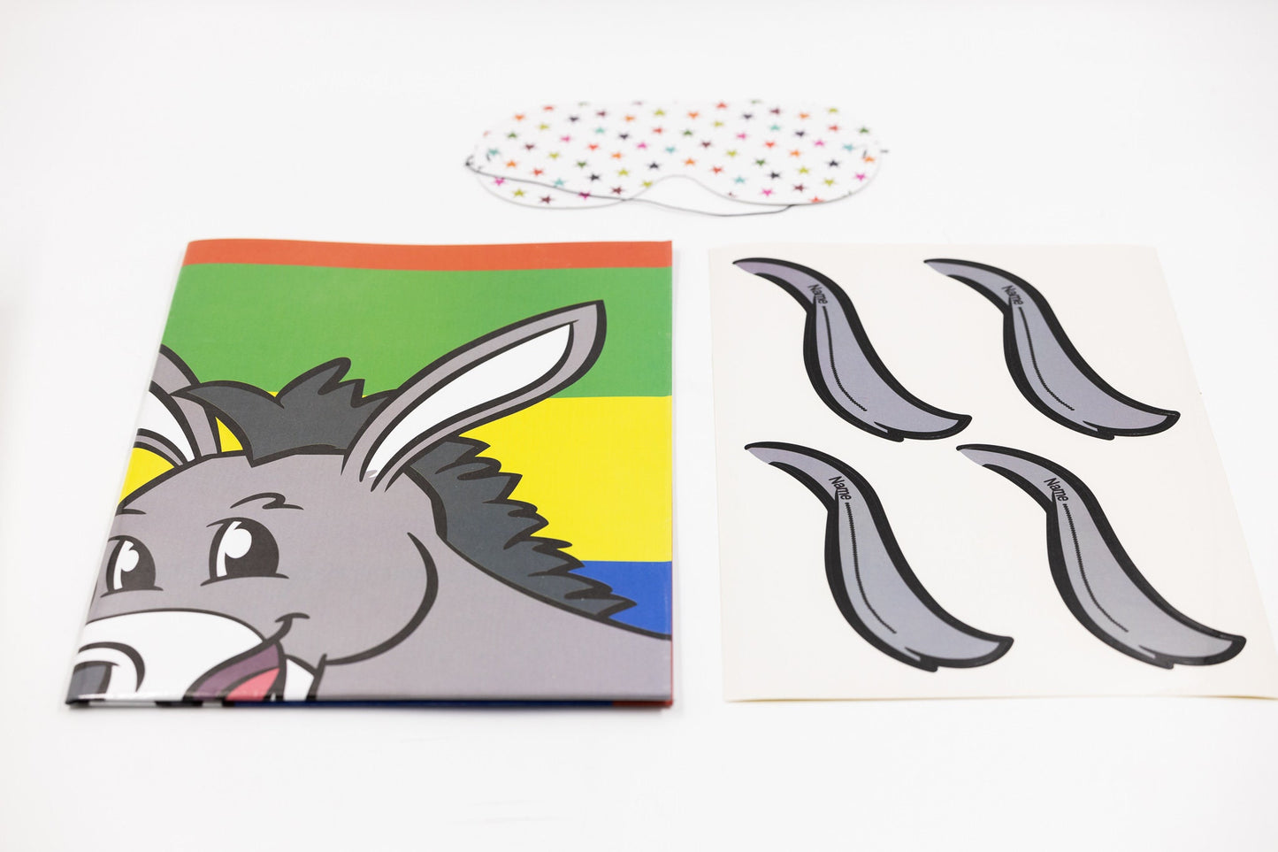 pin the tail on the donkey A1 large size kids adult classic party game old school game vintage classics with tail stickers 12 to 40 player Keechi & co.