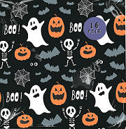 Napkins Pumpkin Ghost 2-Ply Napkin Kids Party Table Accessory Tableware 16 x Keechi & co.