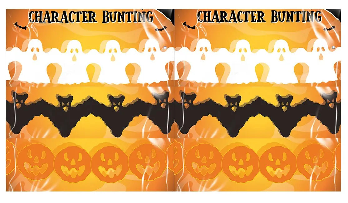 Halloween Banners Bunting Garland Decoration Bat Pumpkin Ghost Keechi & co.
