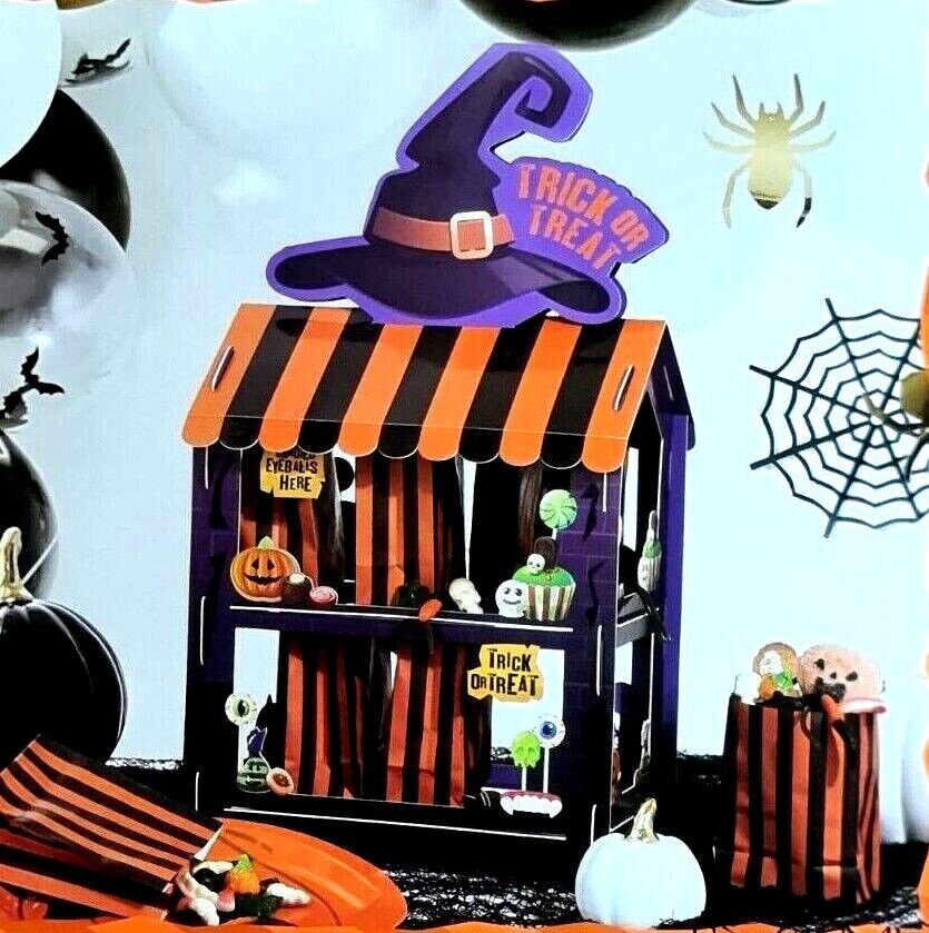 Sweet Shop Display Stand Cake Dessert Party Sweets Treats Partyware Halloween trick or treat Keechi & co.