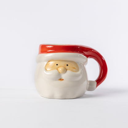 Santa & Snowman Ceramic Christmas Mugs – Set of 2 – image 6