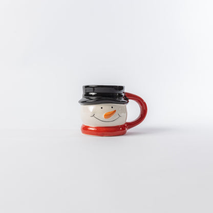Santa & Snowman Ceramic Christmas Mugs – Set of 2 – image 5