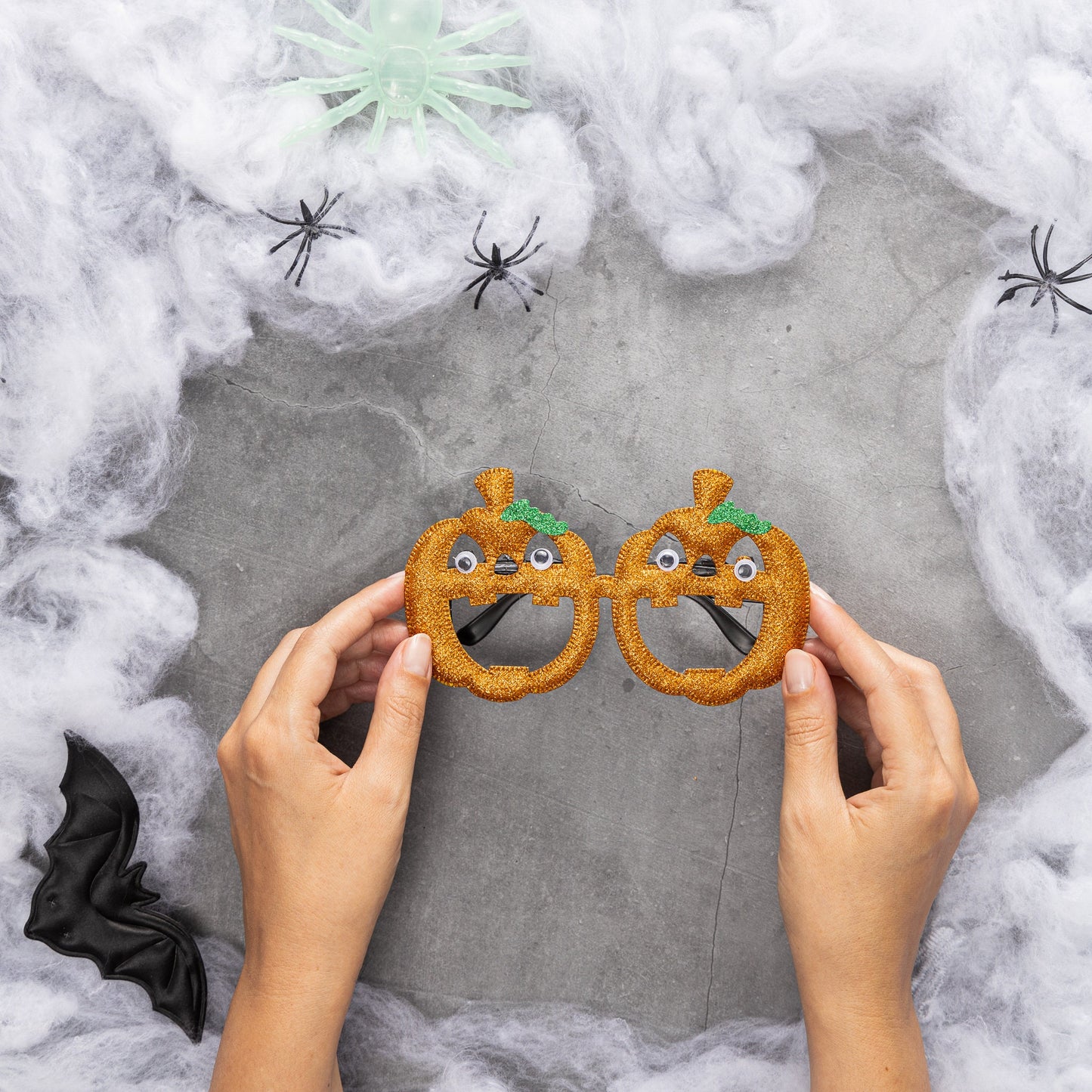 Halloween Eye Glasses Kids Fancy Dress Party Accessory Pumpkin Bat Novelty Gift