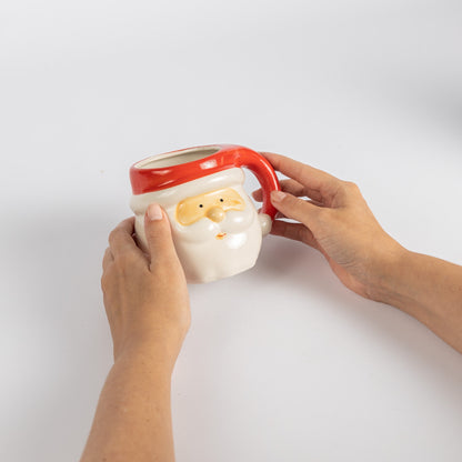 Santa & Snowman Ceramic Mug & Bowl Set – image 6
