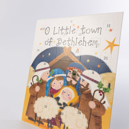 Traditional Nativity Advent Calendar Card with Envelope – image 5