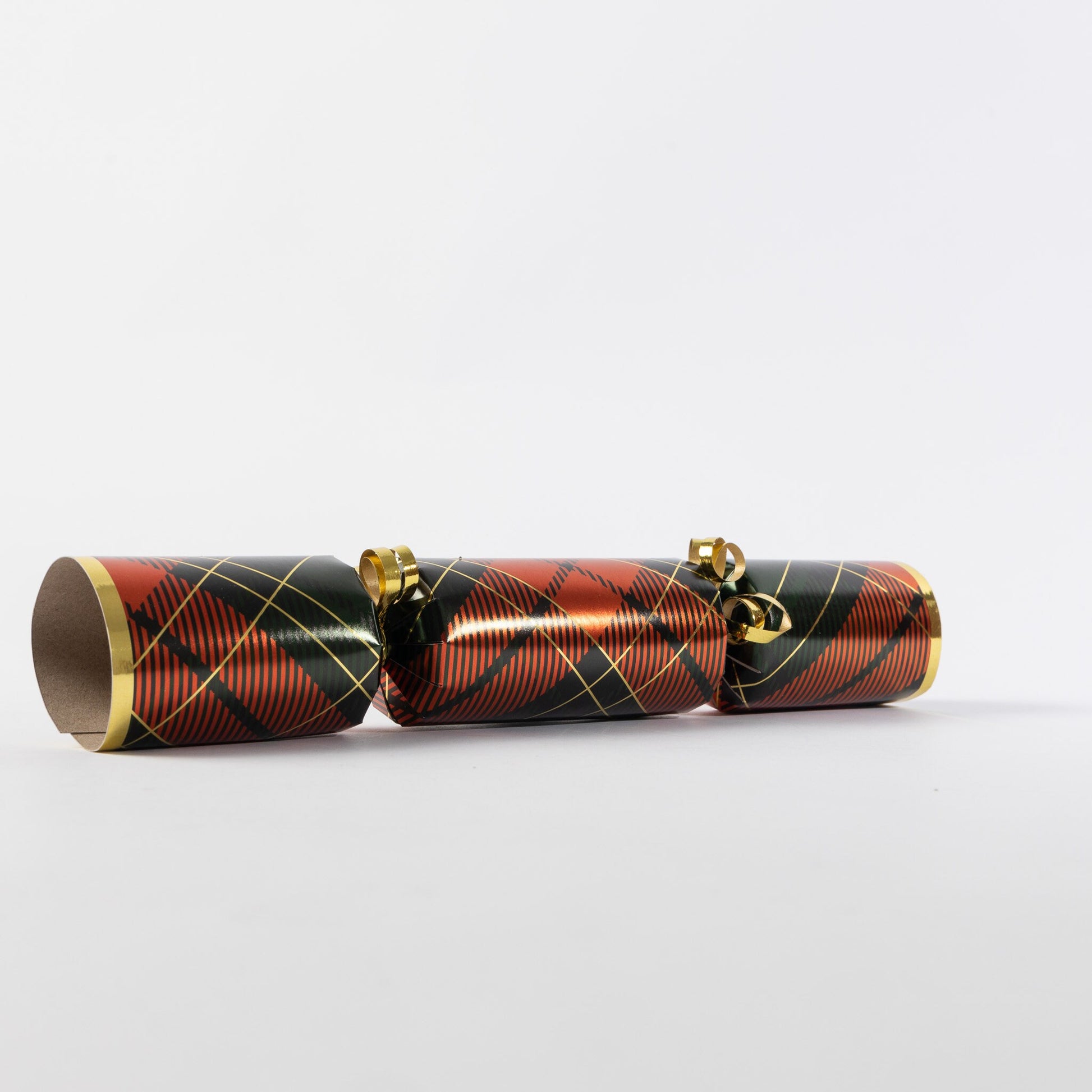 Make Your Own Christmas Cracker Kit Crackers Hats Snaps Jokes Holly Party Favours 12 Pieces(Tartan ) Keechi & co.