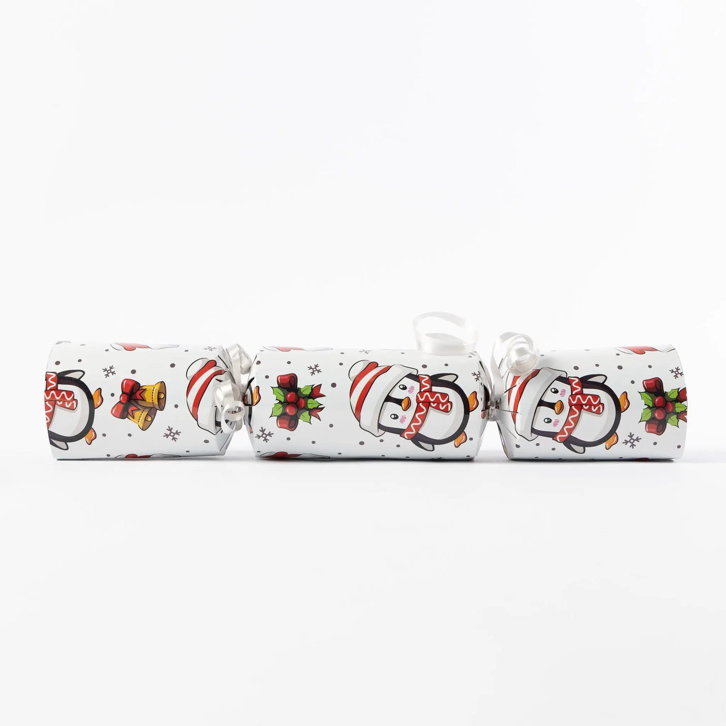 12 x Make Your Own Penguin Christmas Crackers Keechi & co.