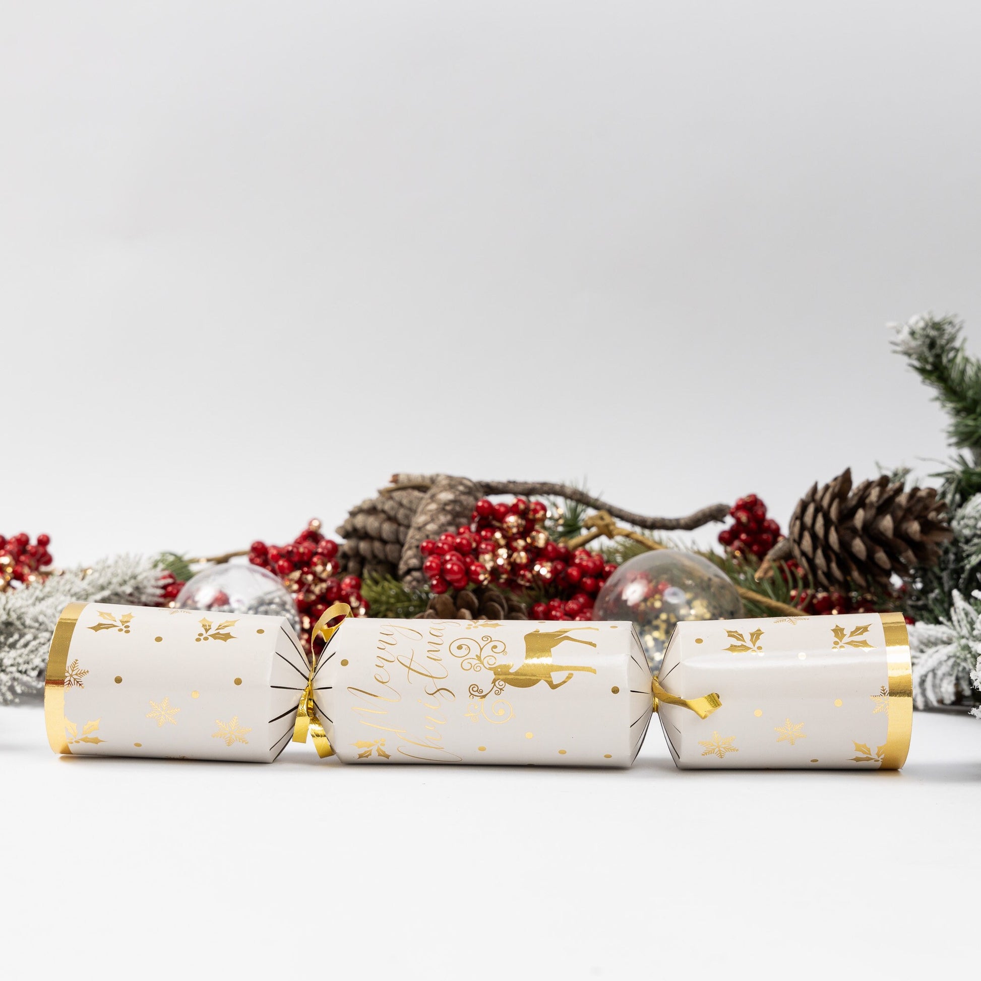 12 Make Your Own Christmas Cracker kit Crackers Hats Snaps gold deer Etsy