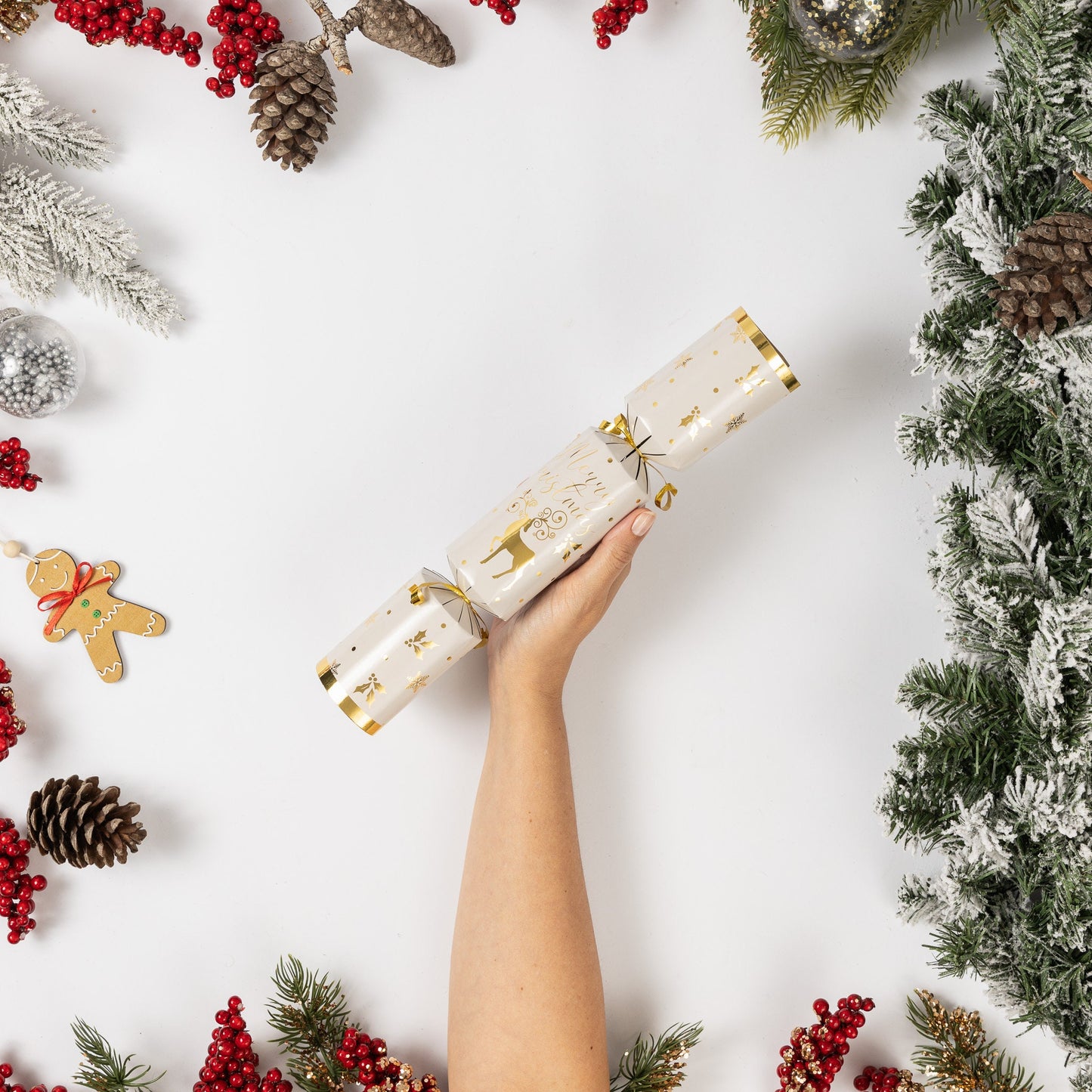 12 Make Your Own Christmas Cracker kit Crackers Hats Snaps gold deer Etsy