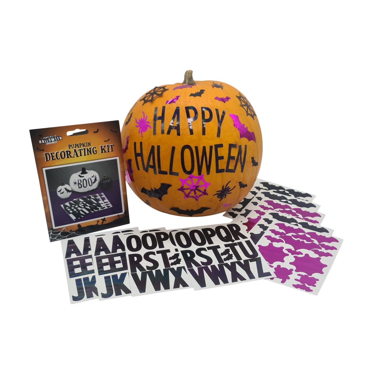 Pumpkin Decorating Sticker Pack Party Decoration Decor Hanging Prop Halloween Keechi & co.