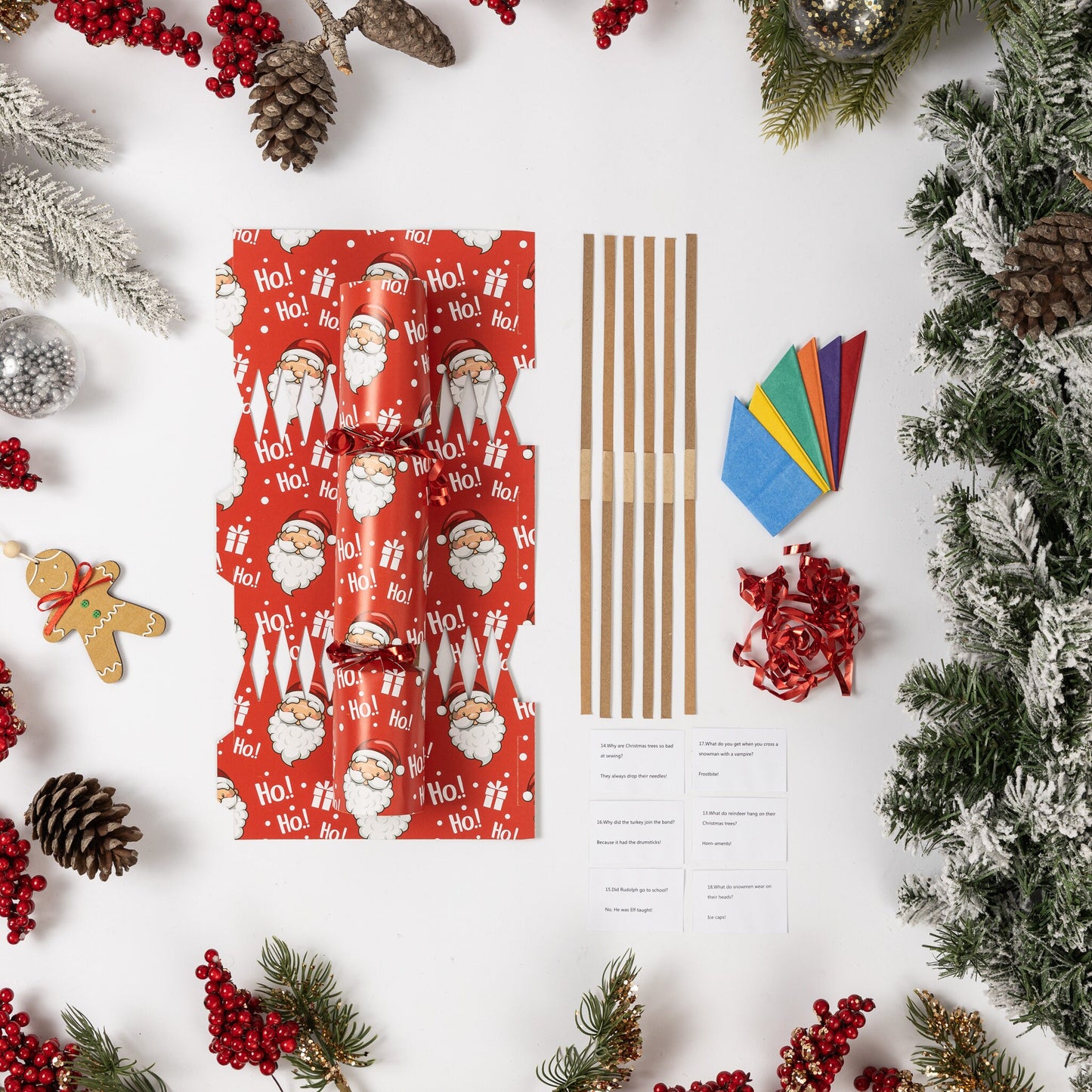 DIY Christmas Cracker Kit: 12 Crackers, Hats, Snaps & Jokes Etsy
