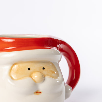 Santa & Snowman Ceramic Christmas Mugs – Set of 2 – image 9