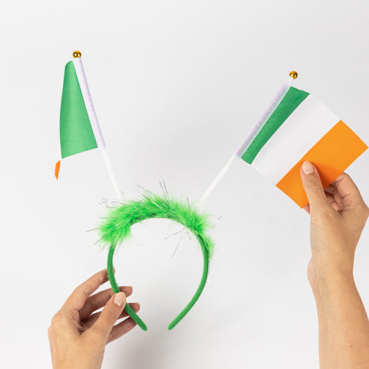 Ireland Headband Bopper with Flags St. Patrick's Day Fancy Dress Patriotic