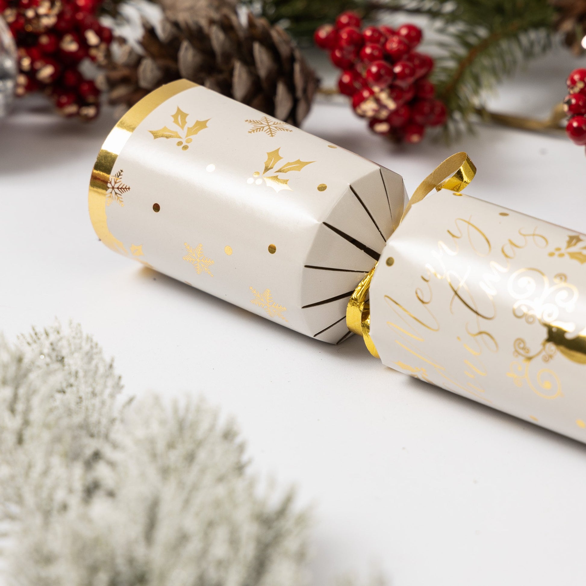 12 Make Your Own Christmas Cracker kit Crackers Hats Snaps gold deer Etsy