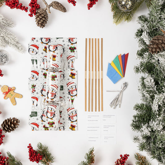 Make Your Own Christmas Cracker Kit – 12 Crackers, Hats, Snaps & Jokes – image 5