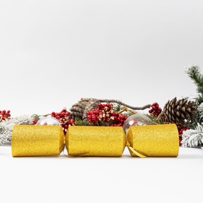 Make Your Own Christmas Cracker Kit – Gold Glitter – image 2