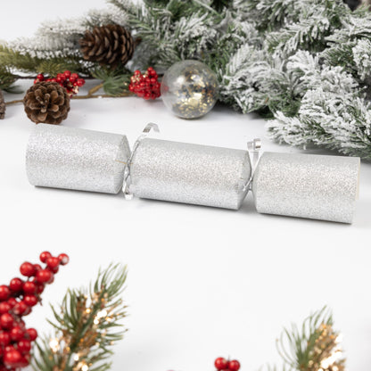 Make Your Own Christmas Cracker Kit – Silver Glitter – image 5