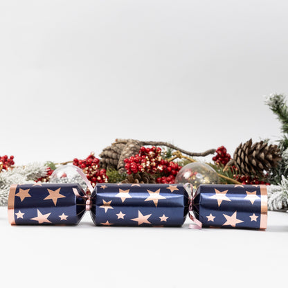 Make Your Own Christmas Cracker Kit – Navy & Rose Star – image 2
