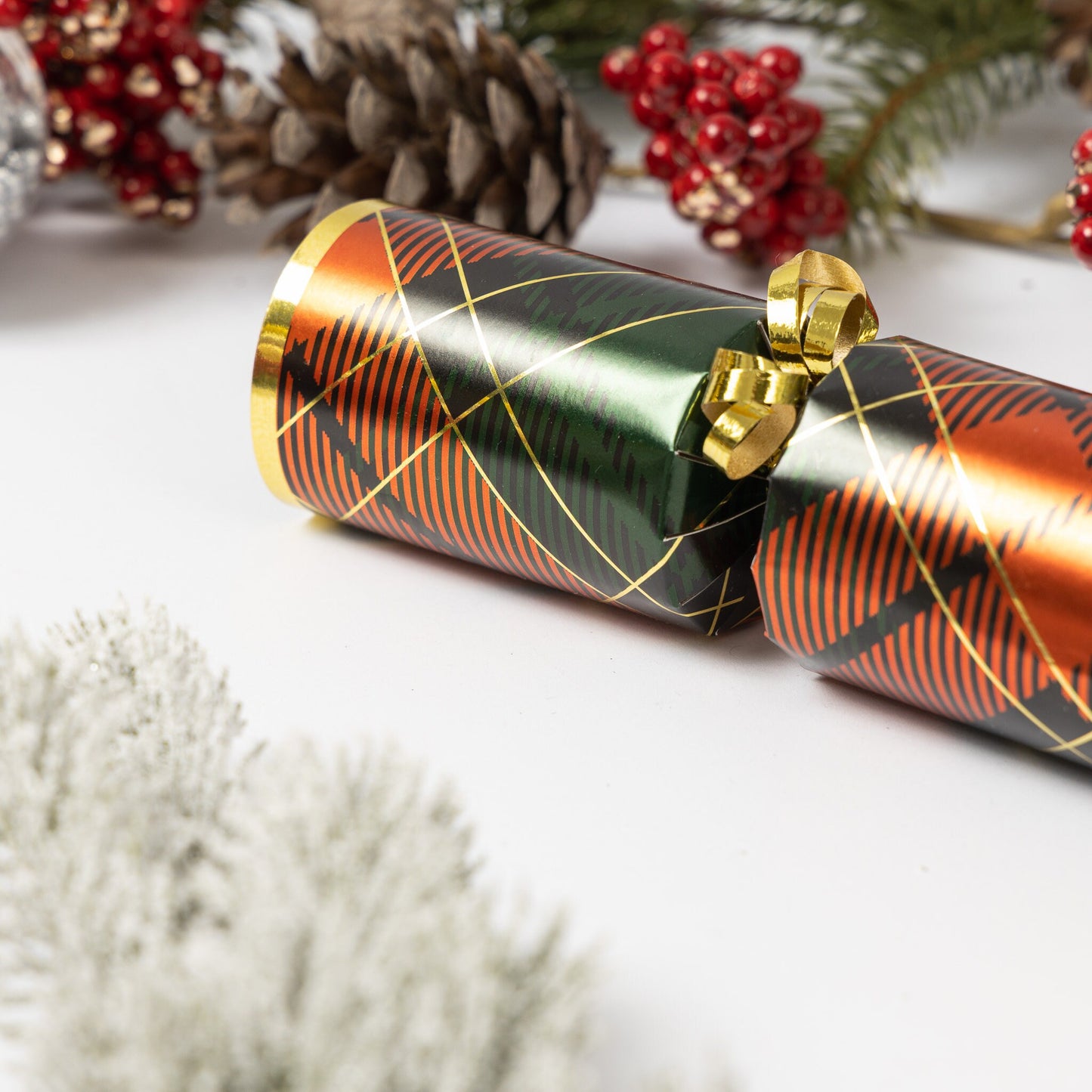 Christmas Cracker Make Your Own kit Crackers Hats tartan Keechi & co.