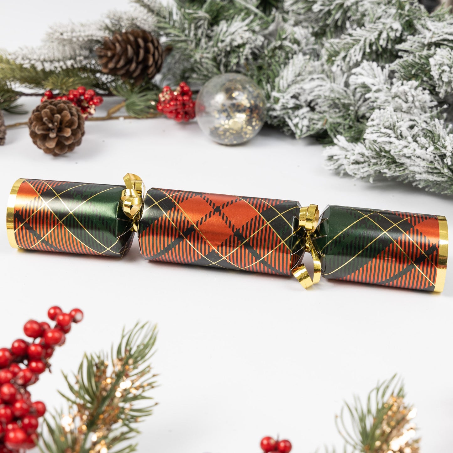 Christmas Cracker Make Your Own kit Crackers Hats tartan Keechi & co.