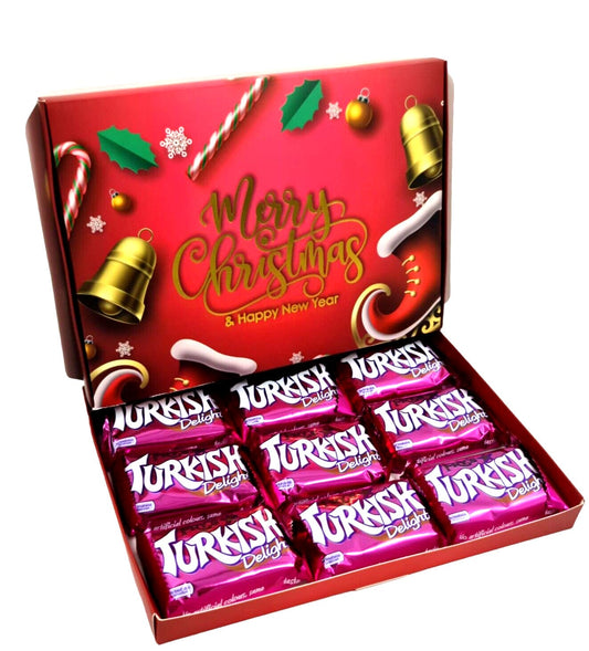 Frys Turkish Delight Chocolate Sweet Cadbury Gift Box Hamper Christmas Present Keechi & co.