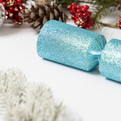 Make Your Own Christmas Cracker Kit – Baby Blue Glitter – image 6
