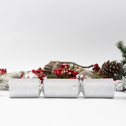 Make Your Own Christmas Cracker Kit – Silver Glitter – image 4