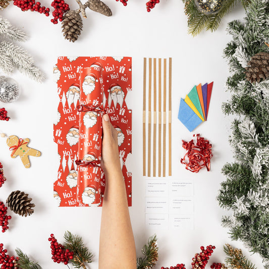 Make Your Own Christmas Cracker kit Crackers Hats Snaps Santa hohoho Keechi & co.