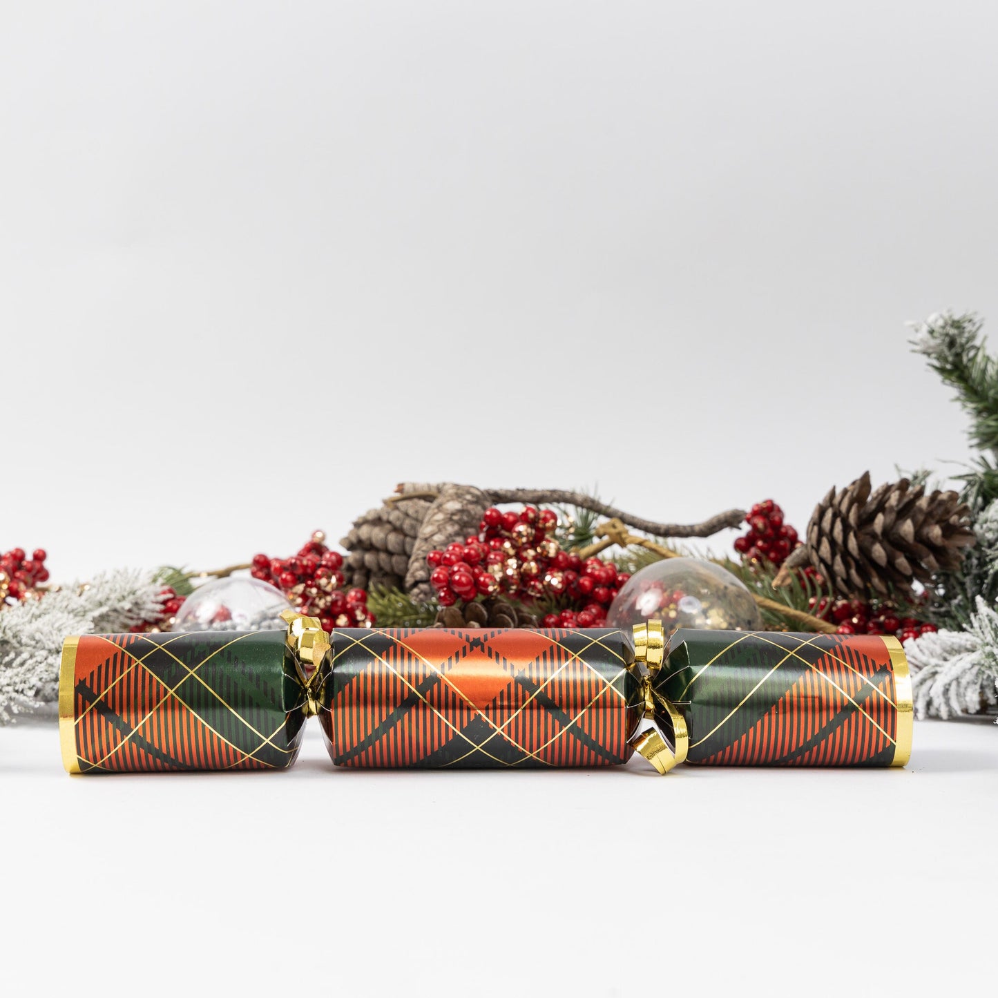 Christmas Cracker Make Your Own kit Crackers Hats tartan Keechi & co.