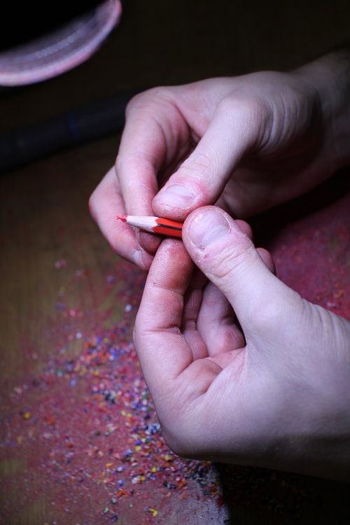 Hand-Carved Pencil Art: Tiny Heart Sculpture, Limited Edition