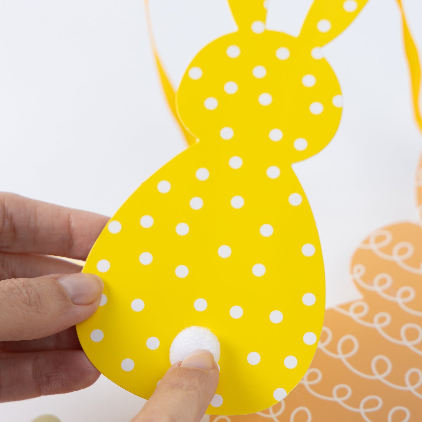 Easter Bunting Bunny Rabbit Banner Garland 2 Metres Hanging Ready Threaded Keechi & co.