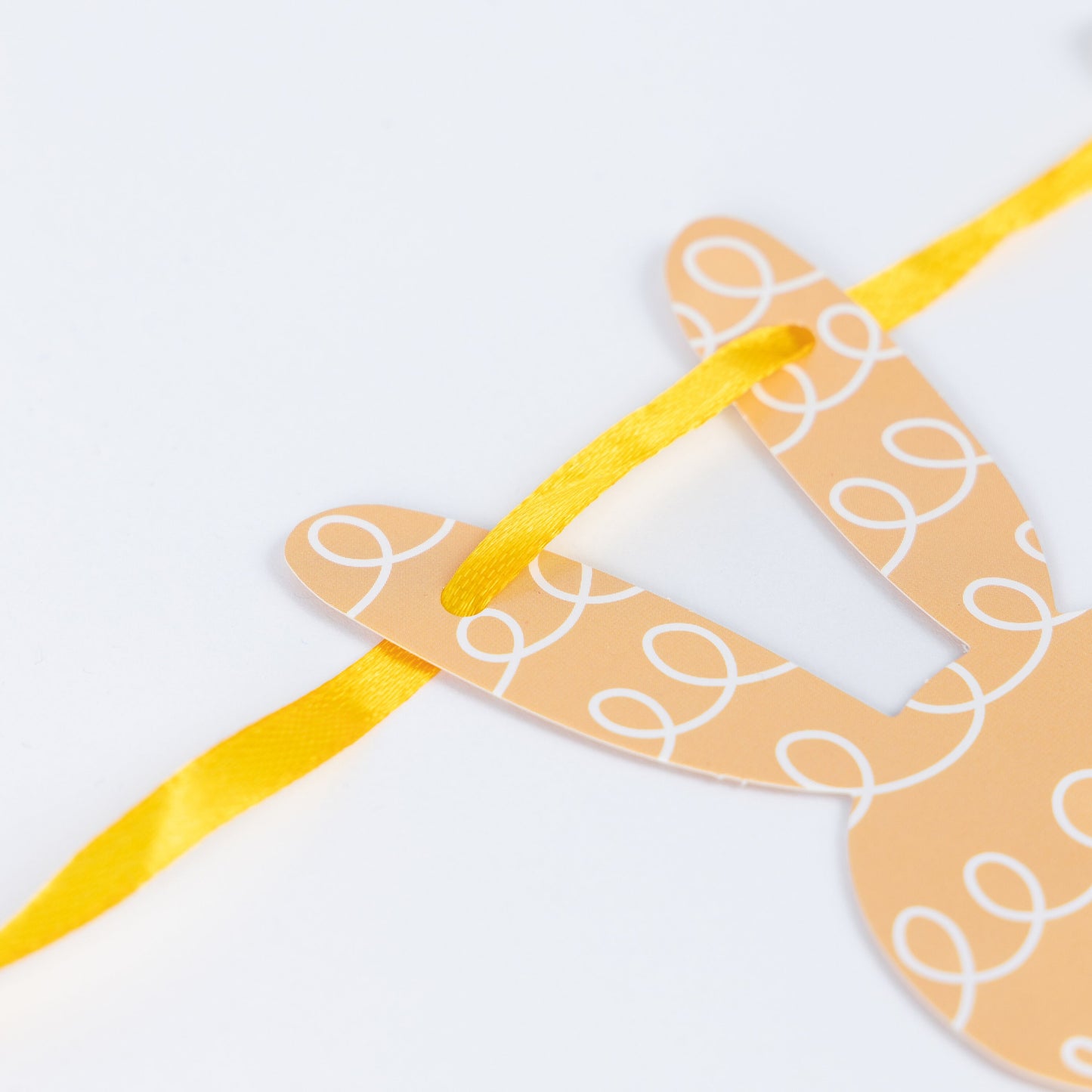 Easter Bunting Bunny Rabbit Banner Garland 2 Metres Hanging Ready Threaded Keechi & co.
