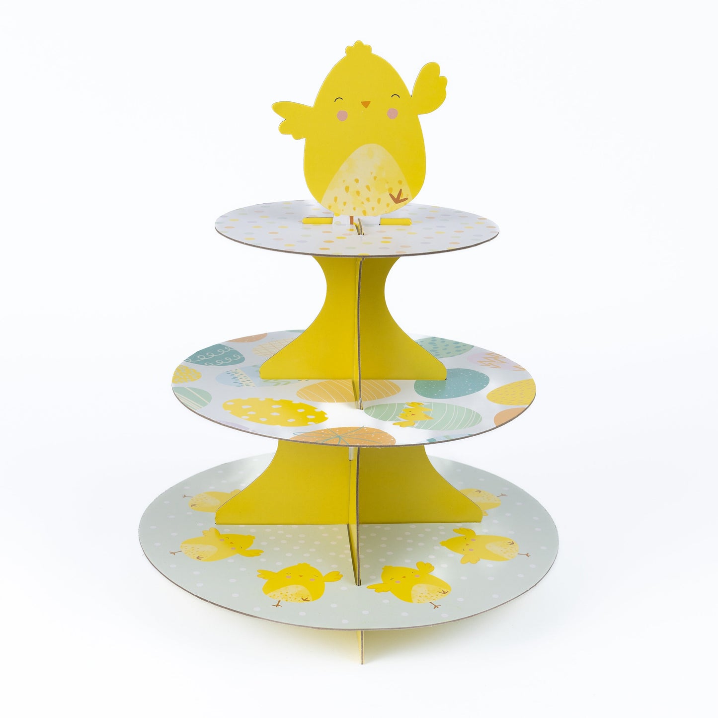 3 Tier Easter Cupcake Stand Muffin Holder Cardboard Egg Rack Kids Tea Party Keechi & co.