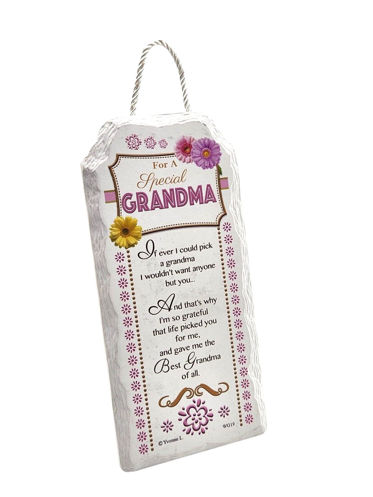 Grandma Mothers Day Gift Ceramic Plaque Keepsake Milk Chocolate Hearts Hamper