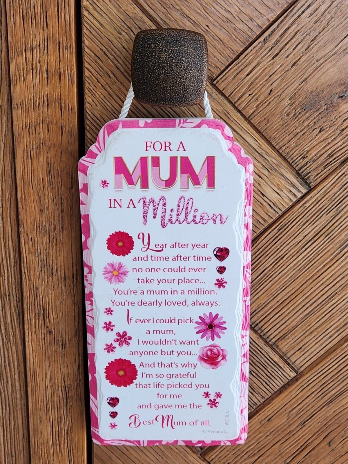 Mum Mothers Day Gift Ceramic Plaque Keepsake Door Hanging Free Standing Present Keechi & co.
