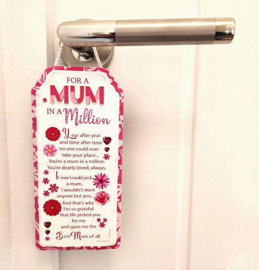 Mum Mothers Day Gift Ceramic Plaque Keepsake Door Hanging Free Standing Present Keechi & co.