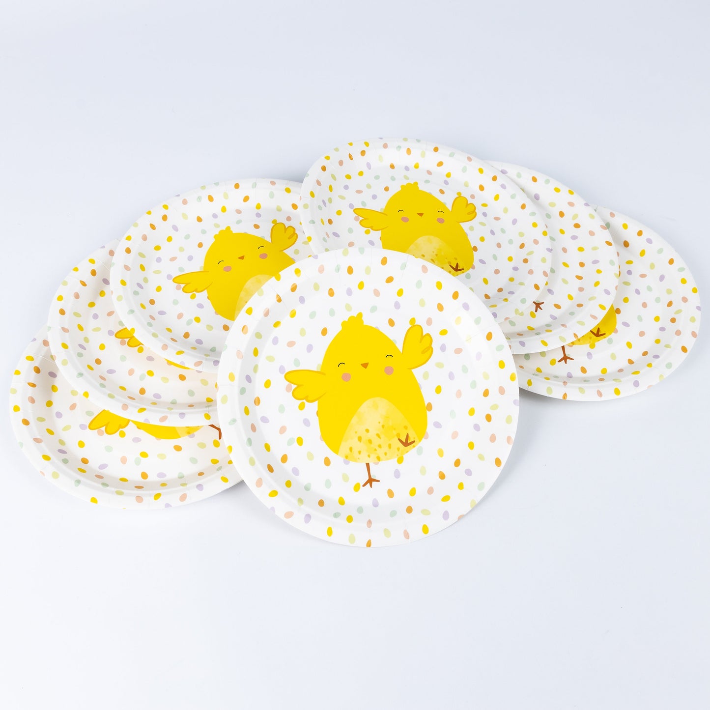 8 x Easter Chick Paper Plates 23cm Kids Food Party Table Decoration Decor Keechi & co.