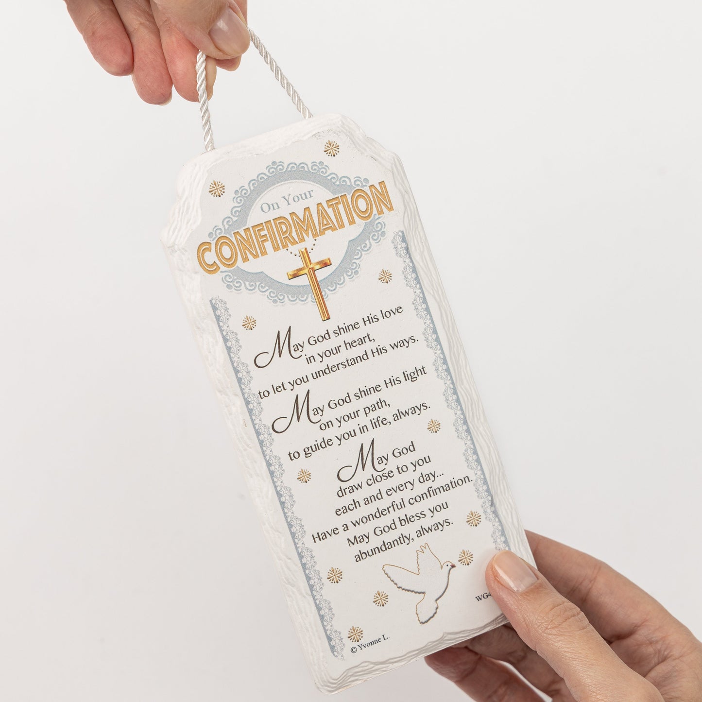 On Your Confirmation Gift Ceramic Plaque Keepsake Door Hanging Free Standing Keechi & co.