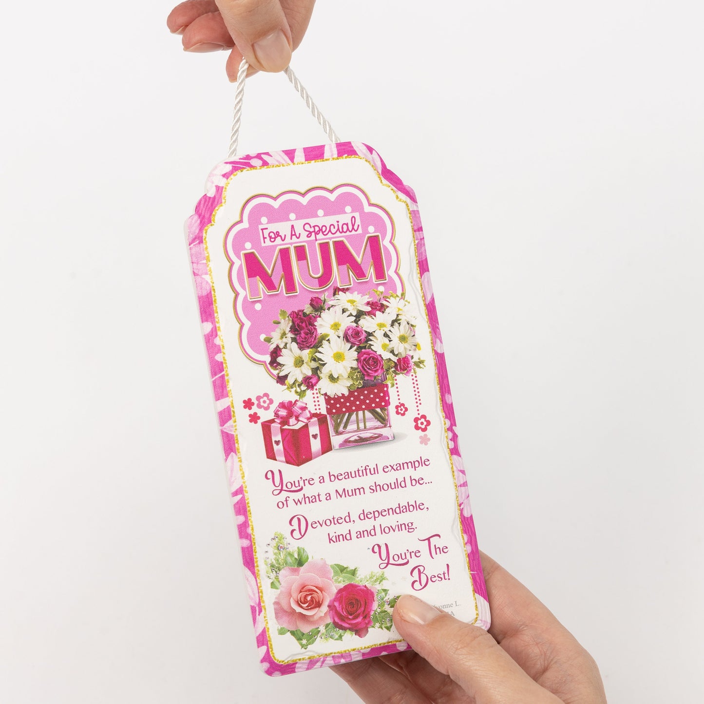 Special Mum Mothers Day Gift Ceramic Plaque Keepsake Door Hanging Free Standing Keechi & co.