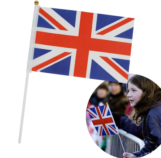 Union Jack Hand Waving Flag: Britton United Day 2025, 80th Anniversary