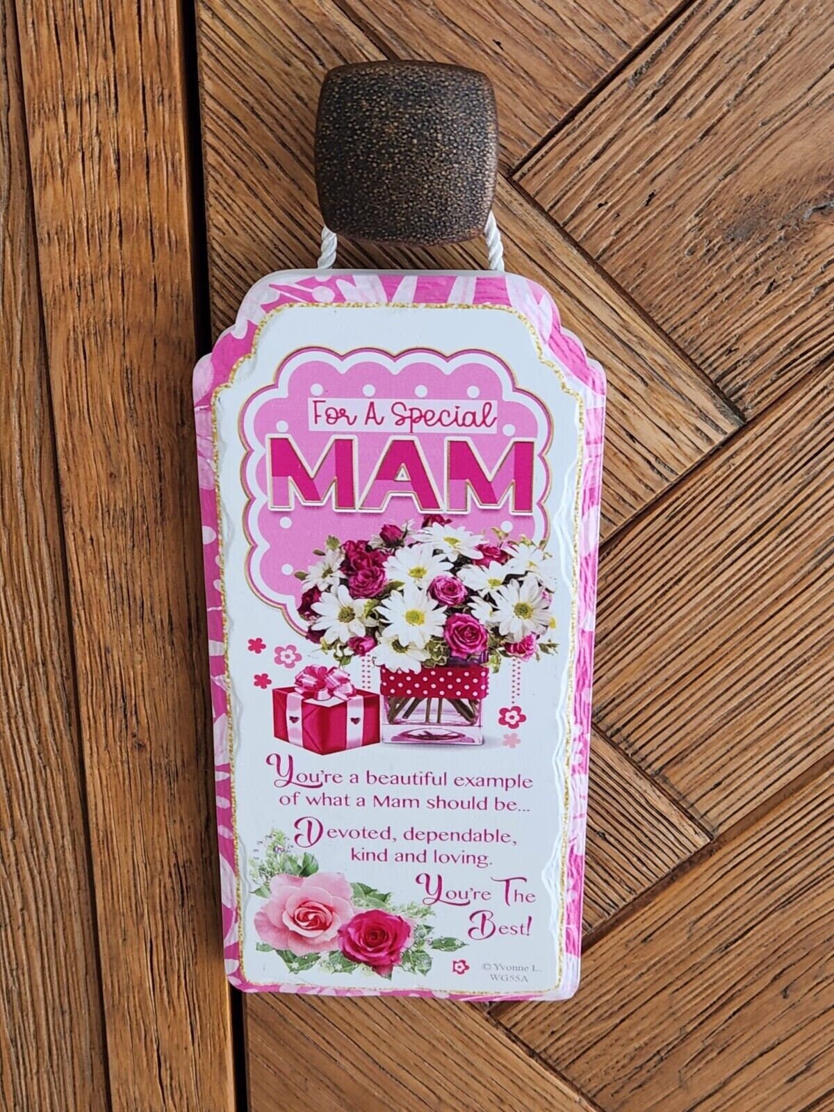 Mam Mothers Day Gift Ceramic Plaque Keepsake Mum Door Hanging Free Standing Keechi & co.