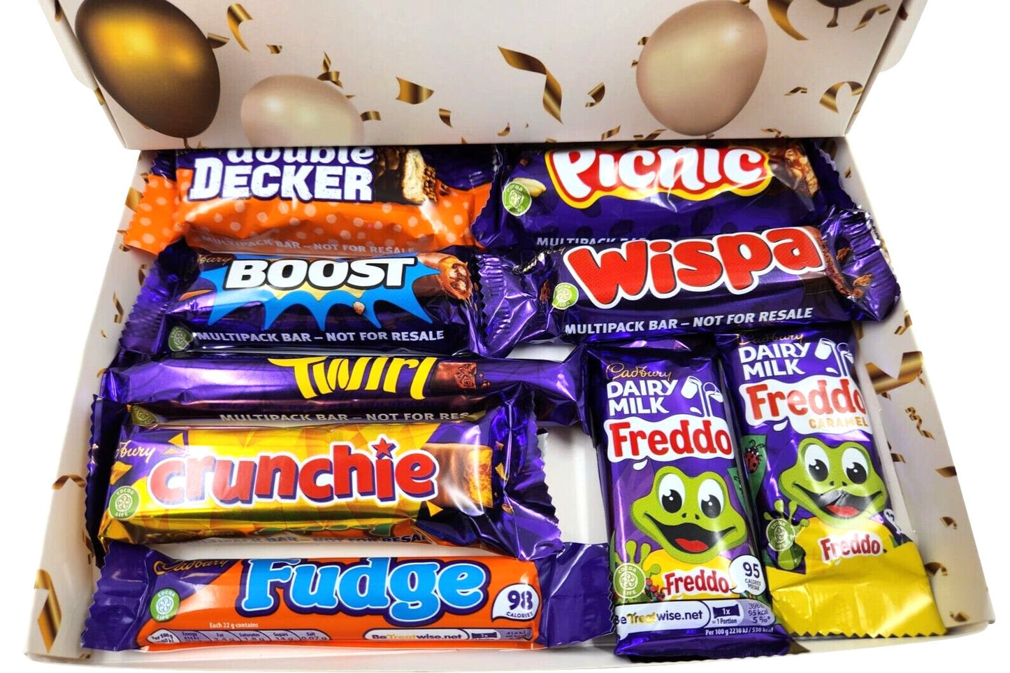 Cadbury Chocolate Freddo Twirl Sweet Gift Box Hamper Happy Birthday Present Keechi & co.