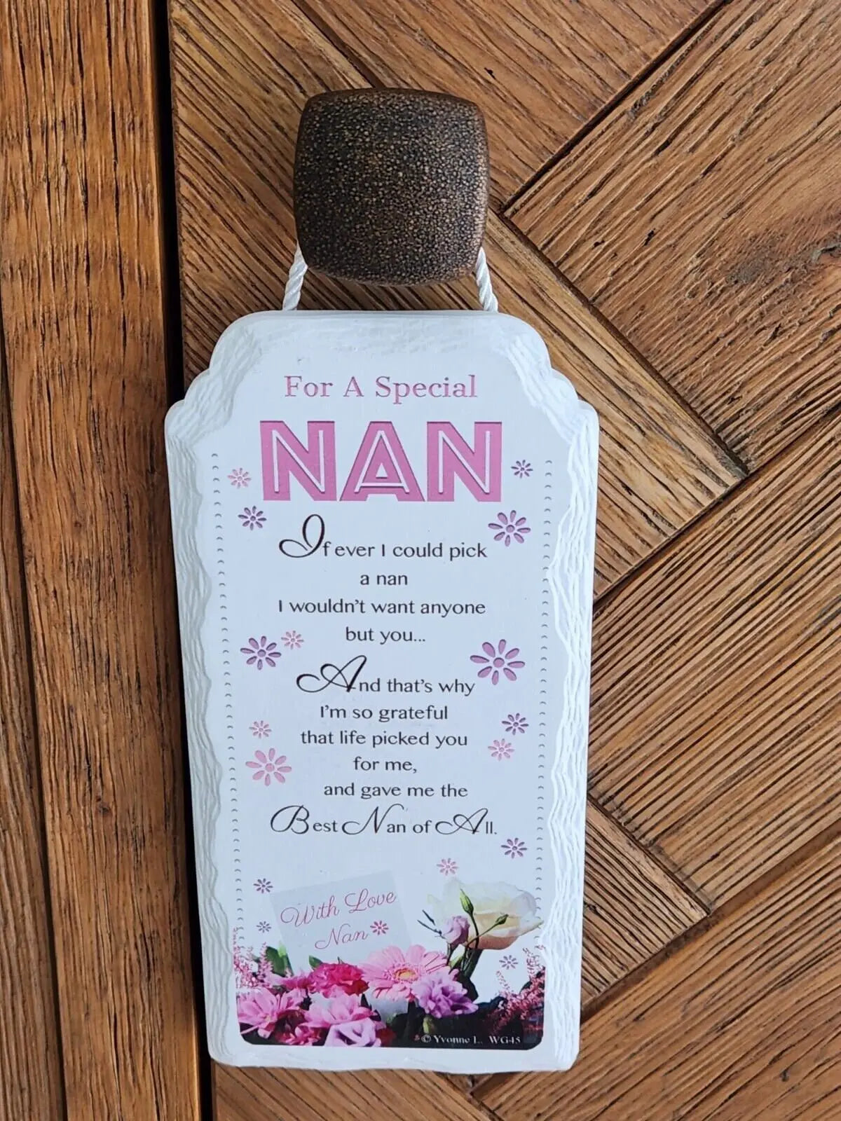 Nan Mothers Day Gift Ceramic Plaque Keepsake Milk Chocolate Hearts Mum Hamper Keechi & co.