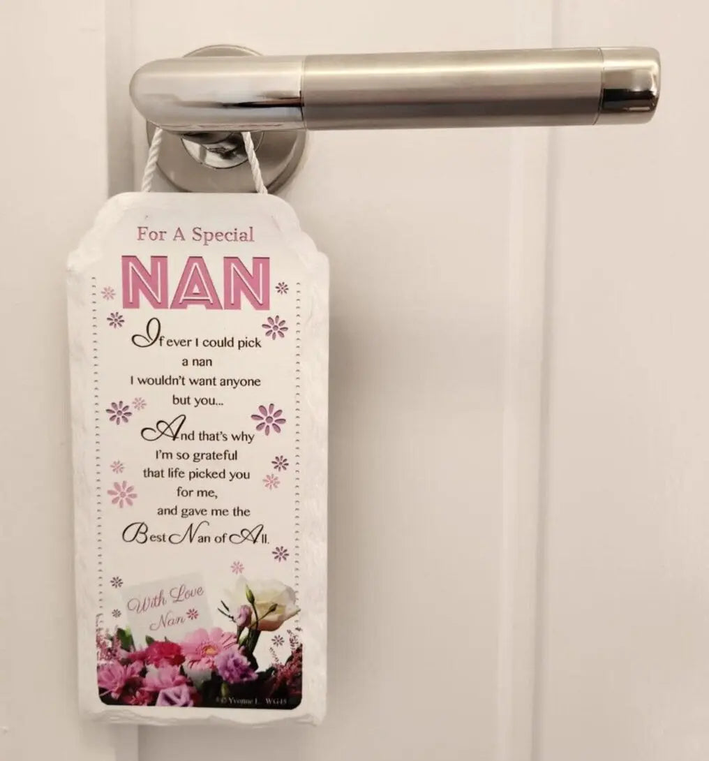 Nan Mothers Day Gift Ceramic Plaque Keepsake Milk Chocolate Hearts Mum Hamper Keechi & co.