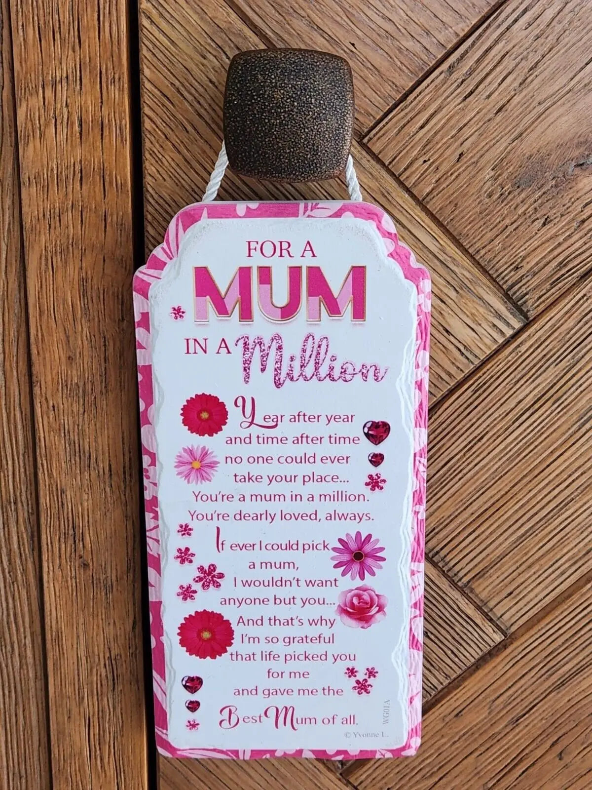 Mum Mothers Day Gift Ceramic Plaque Keepsake Milk Chocolate Hearts Hamper Millio Keechi & co.