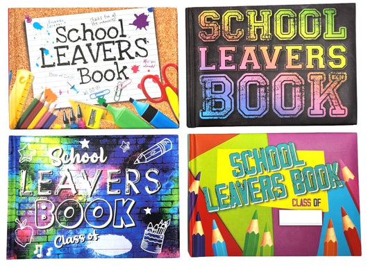 Leavers Book School College Autograph Book Hard Backed Padded Cover Keepsake