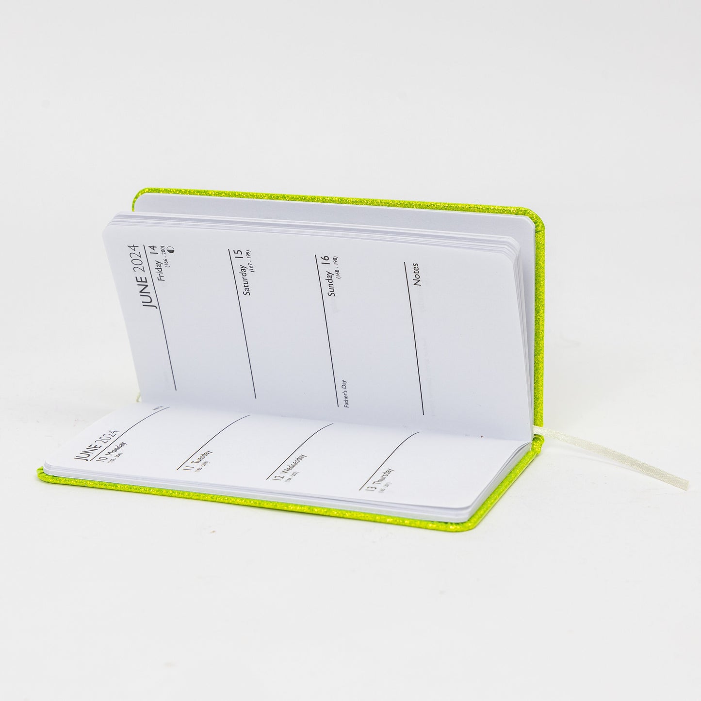 2024 Diary Slim Glitter Week to View Diaries Full Year Journal Calendar Planner
