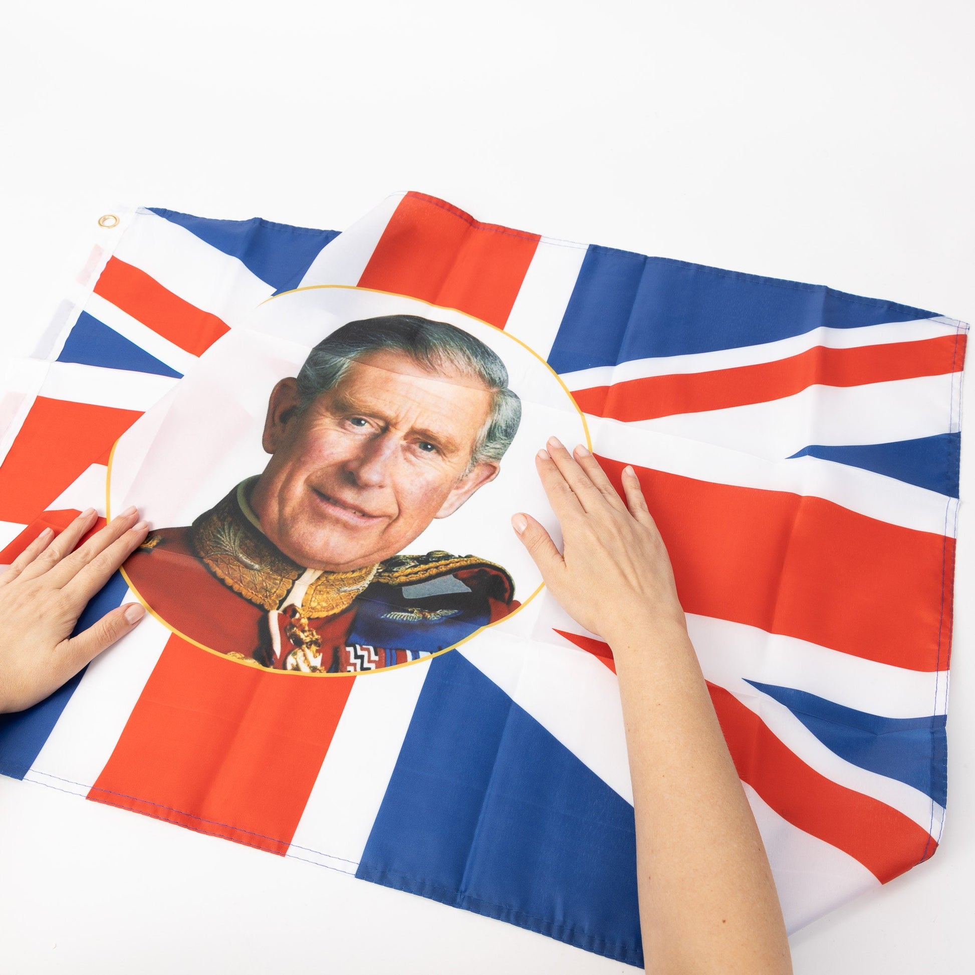 King Charles III Souvenir Union Jack Decoration Party 3ft x 2ft Etsy