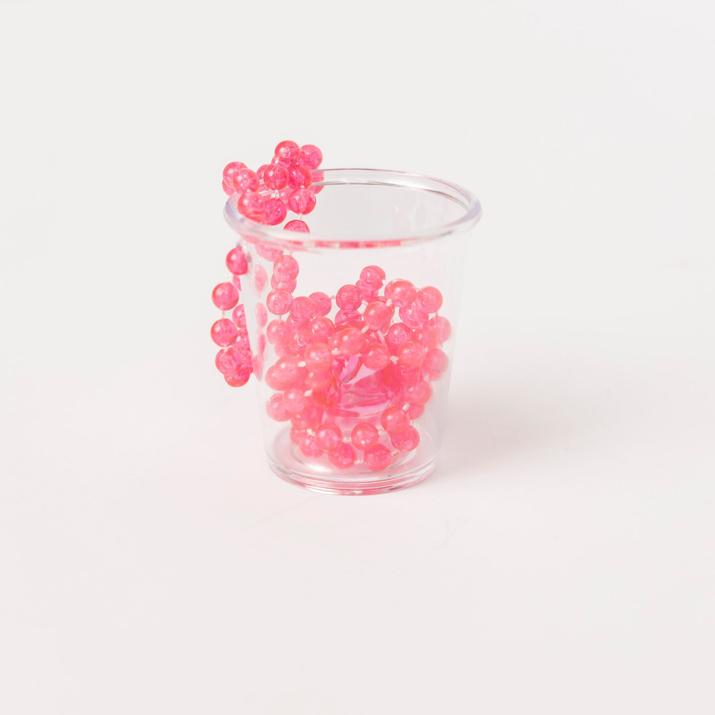 Pink Hen Night Party Willy bride to be Shot Glass Glasses & Necklace