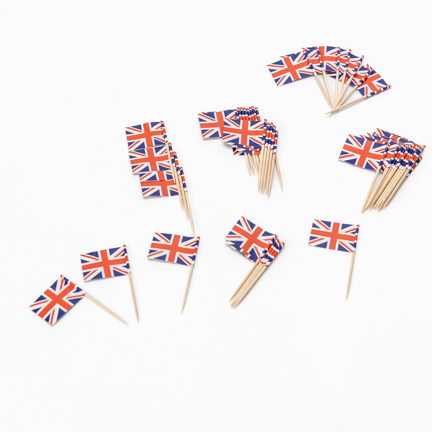 Union Jack 3 Tier Cupcake Cases Picks Stand King Charles Coronation Street Party